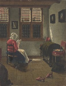 Une femme lisant, d