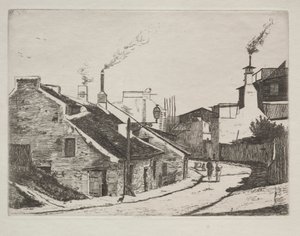 Rue de campagne à Alouette - François Bonvin