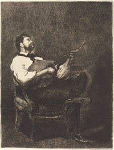 Joueur de guitare - François Bonvin