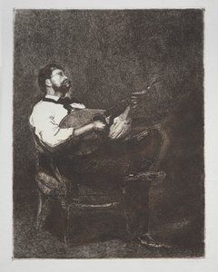 Joueur de guitare - François Bonvin