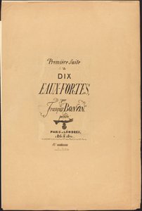 Première Suite de dix eaux-fortes - François Bonvin
