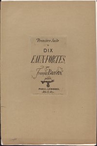 Première Suite de dix eaux-fortes - François Bonvin