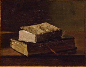Nature morte avec deux livres, 1858