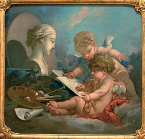 Allégorie de la peinture - François Boucher