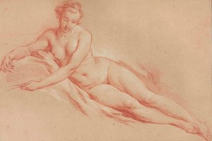 Boucher - Nu féminin allongé - François Boucher
