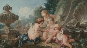 Cupidons en conspiration, années 1740 - François Boucher