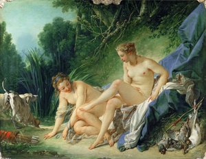 Diane après le bain - François Boucher