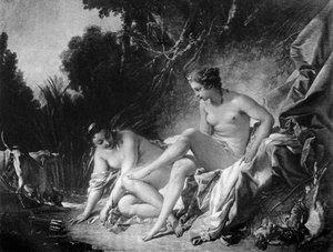 Diane quittant son bain, 18e siècle 1905
