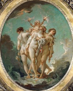 Les Trois Grâces avec Amour - François Boucher
