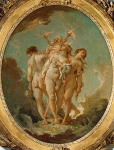 Les trois Grâces avec Amour - François Boucher