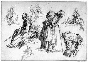 Figures diverses, vers 1720-1770, 1924