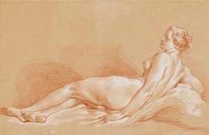 Jeune femme allongée - François Boucher