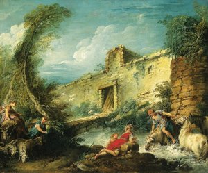 Le Passage du Gué - François Boucher