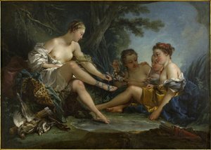 Le Repos des nymphes au retour de la chasse, aussi connu sous le nom de Le Retour de chasse de Diane