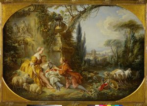 Les charmes de la vie champêtre - François Boucher