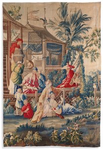 Tapisserie Louis XVI "aux Chinoiseries", Aubusson