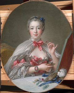 Madame de Pompadour à sa toilette, vers 1760 - François Boucher