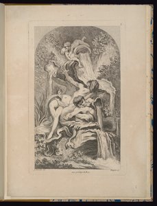 Planche 5, Receuil de Fontaines (Collection de Fontaines) - François Boucher