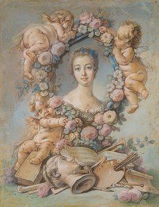 Portrait de la Marquise de Pompadour (1721-1764) - François Boucher