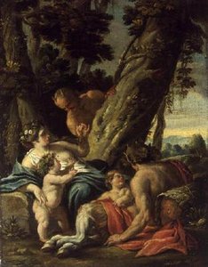Satyre et nymphe, 18ème siècle