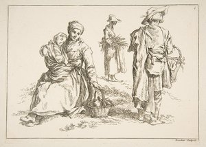 Feuille de croquis - François Boucher