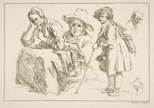 Feuille de croquis - François Boucher