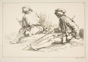 Feuille de croquis, 1753 - François Boucher