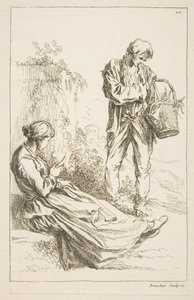 Feuille de croquis, 1753