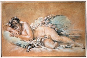 Jeune femme endormie, 1758 - François Boucher