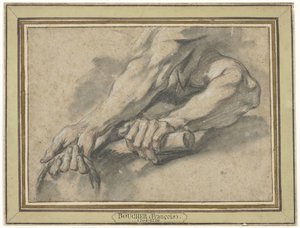 Études de deux avant-bras - François Boucher