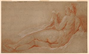 Étude pour un nu allongé - François Boucher