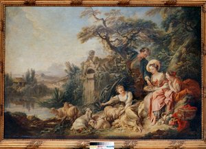 Le nid ou Les présents du berger - François Boucher
