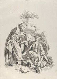Le toucher, des Cinq Sens, 1720-70