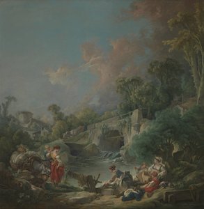Les Lavandières - François Boucher