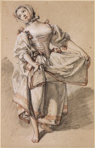 Jeune Fille de la Campagne Dansant