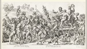 Triomphe de Bacchus, partie droite