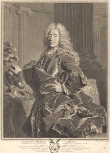 Conradus Detleu von Dehn - François Chereau I after Hyacinthe Rigaud