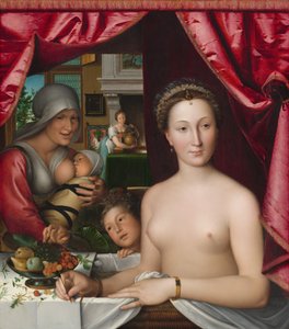 Une dame dans son bain