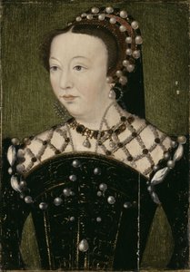 Portrait de Catherine de Médicis 1519-1589, ca. 1575 - François Clouet