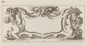 Cartouche - François Collignon after Stefano Della Bella