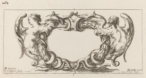 Cartouche - François Collignon after Stefano Della Bella