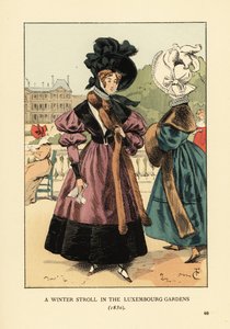 Promenade hivernale dans les Jardins du Luxembourg - François Courboin