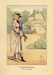Couple à la mode aux montagnes russes, Les Montagnes Russes à Belleville, construites en 1812