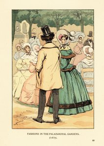 Modes dans les Jardins du Palais-Royal - François Courboin