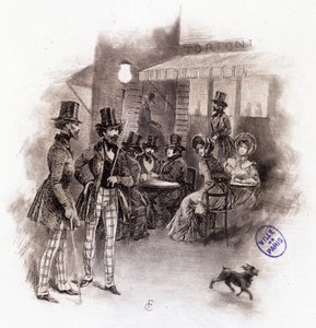 Illustration de « Profil de grisette » appartenant au Recueil « Mimi de Pinson » par Alfred de Musset