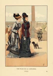 Place de la Concorde en 1877 - François Courboin