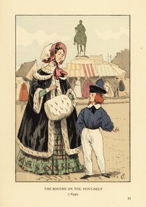 Les échoppes sur le Pont Neuf, Paris - François Courboin