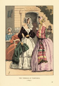 La terrasse chez Tortoni