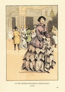 Femme au Restaurant Frères Provençaux, Paris - François Courboin