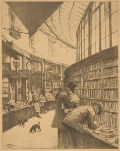 Librairie Moens dans la Galerie Bortier à Bruxelles